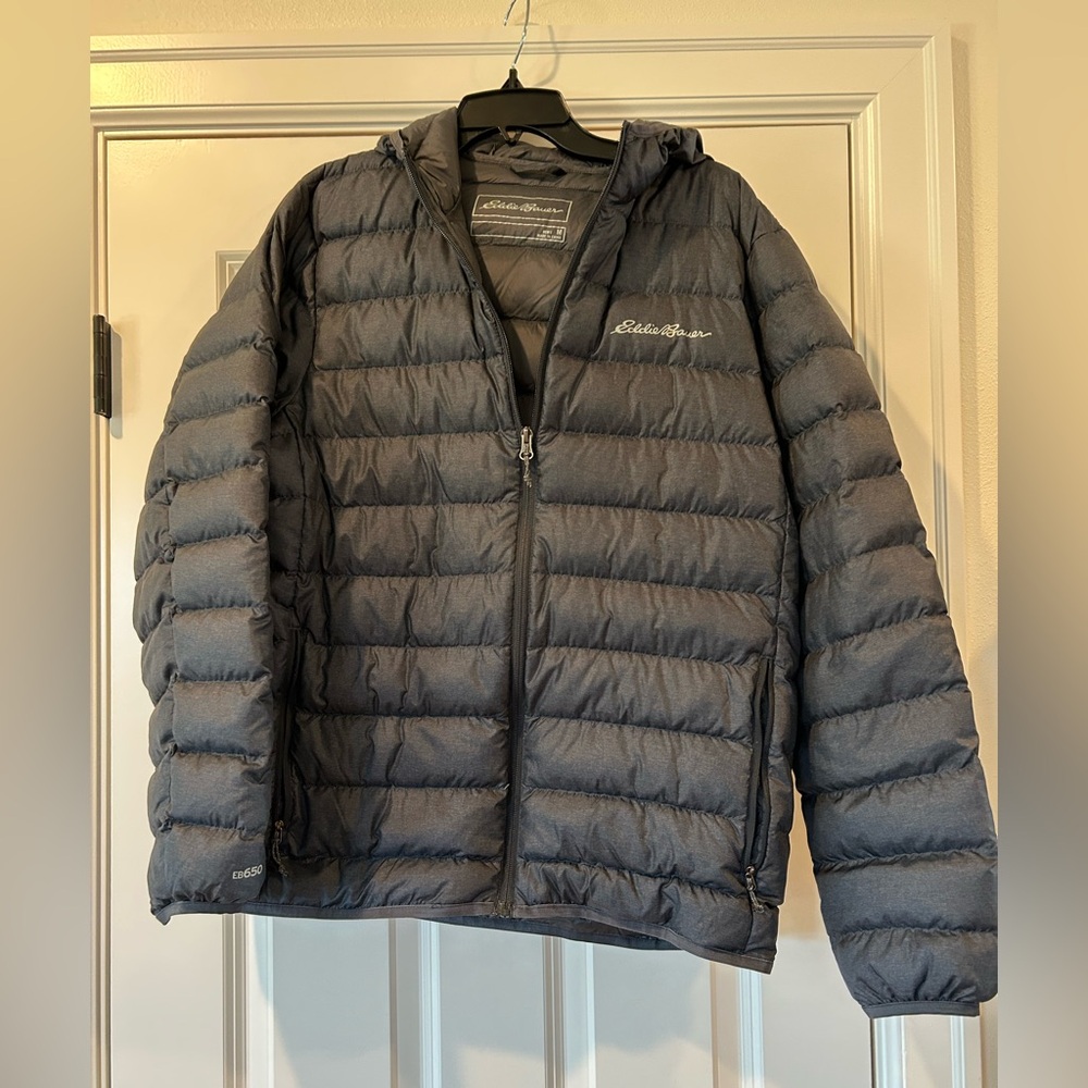 Eddie Bauer Gray Puffer Jacket